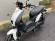 Le scooter Peugeot e-Ludix // Source : Maxime Claudel pour Numerama