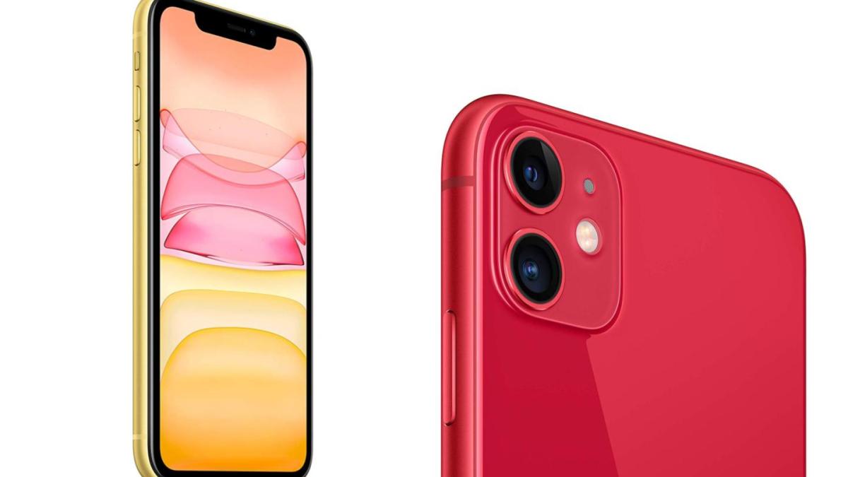 iPhone 11 Jaune et Rouge