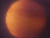 L'exoplanète KELT-9b, vue d'artiste. // Source : Wikimedia/CC/NASA/JPL-Caltech (photo recadrée)