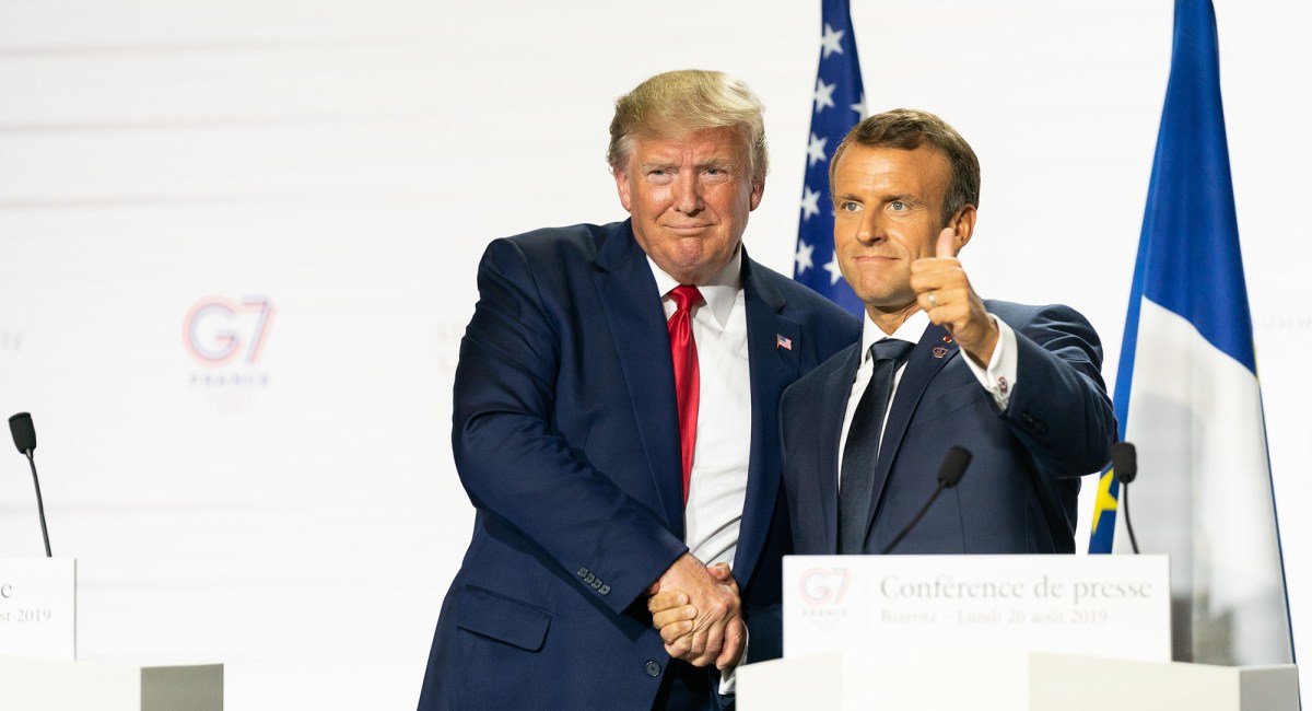 Macron Trump