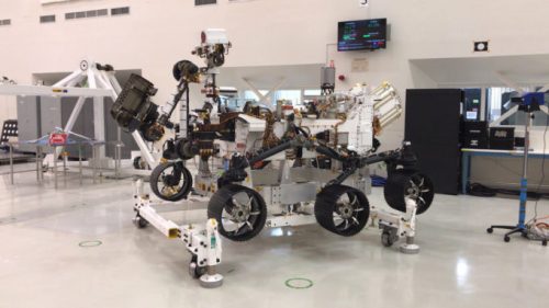 Le rover Mars 2020. // Source : Flickr/CC/NASA/JPL-Caltech (photo recadrée)