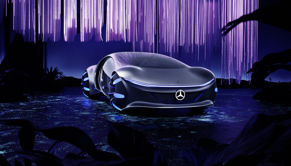 Le concept de voiture du futur de Mercedez Benz // Source : MB