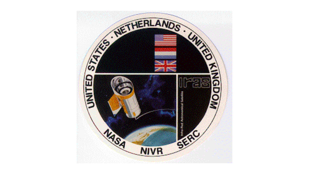 Le badge de la mission IRAS. // Source : Nasa