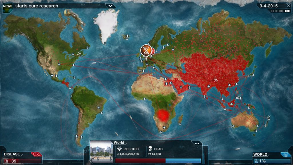 Plague Inc jeu vidéo