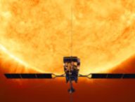 Solar Orbiter, vue d'artiste. // Source : ESA/ATG medialab (photo recadrée)