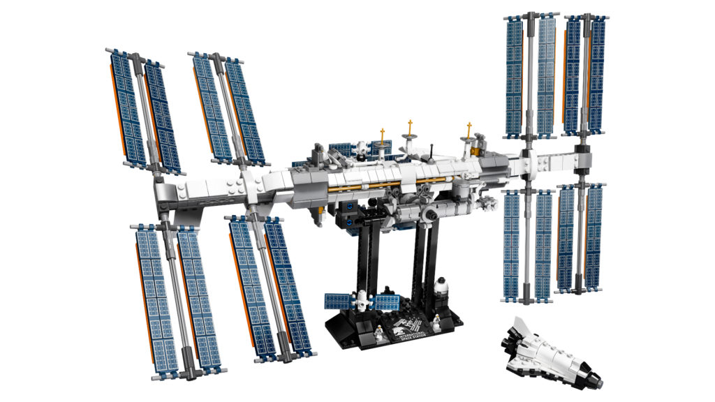 La Station Spatiale internationale déclinée en jouet Lego. // Source : Lego (photo recadrée)