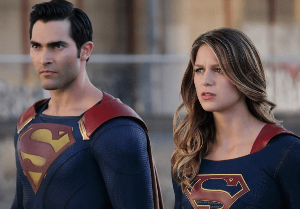 Superman (Tyler Hoechlin) et Supergirl (Melissa Benoist).  // Source : The CW