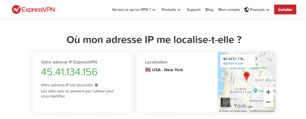 Pour vérifier que vous êtes bien connecté à un serveur, vous pouvez effectuer un test d'adresse IP. Pour vérifier que vous êtes bien connecté à un serveur, vous pouvez effectuer un test d'adresse IP.