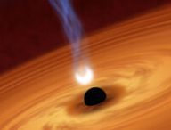 Un (magnifique) trou noir. // Source : Nino Barbey pour Numerama