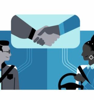 Capture d'écran de l'interface de l'app Uber