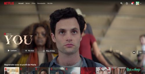 La bande-annonce de "You" en home de Netflix // Source : Capture d'écran