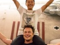 Yusaku Maezawa et Elon Musk vivant un bon moment ensemble. // Source : Instagram - @yuzaku2020