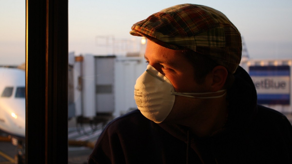 Voici à quoi ressemble un masque respiratoire. // Source : jon collier/Flickr/CC