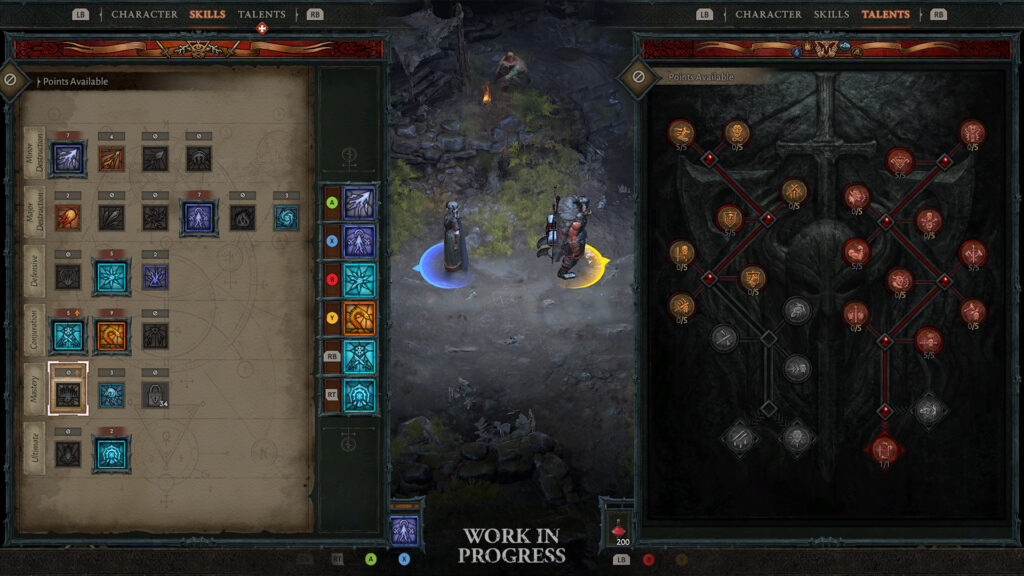 Aperçu de l'interface coop' dans Diablo 4 // Source : Blizzard Entertainment 