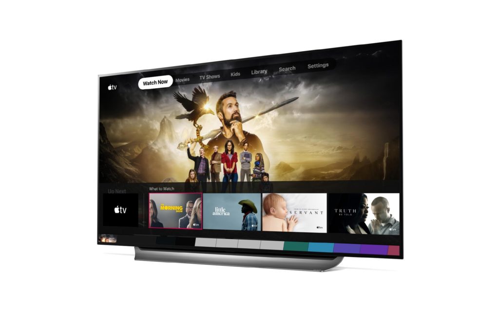 Apple TV sur les TV LG // Source : LG Apple TV sur les TV LG // Source : LG