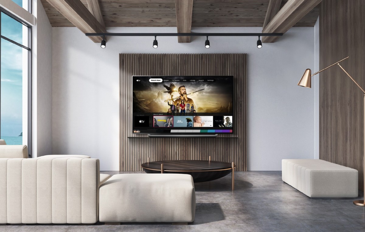 Apple TV sur les TV LG // Source : LG