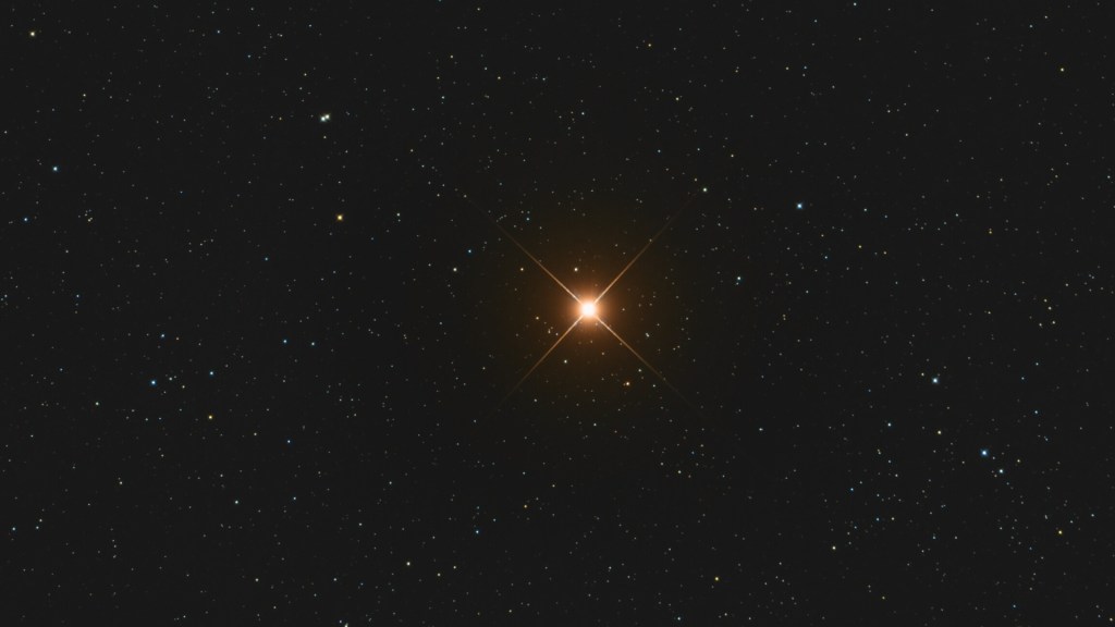 L'étoile Bételgeuse. // Source : Flickr/CC/Dominique Dierick (photo recadrée)