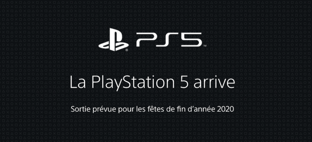 La PS5 arrive // Source : Sony La PS5 arrive // Source : Sony