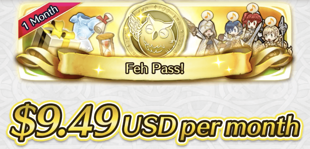 Le pass mensuel de Fire Emblem Heroes // Source : YouTube Nintendo Le pass mensuel de Fire Emblem Heroes // Source : YouTube Nintendo