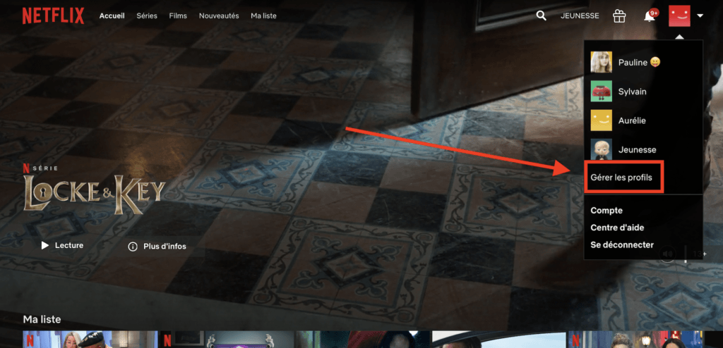 Netflix : désactivation des aperçus automatiques // Source : Capture Netflix Netflix : désactivation des aperçus automatiques // Source : Capture Netflix
