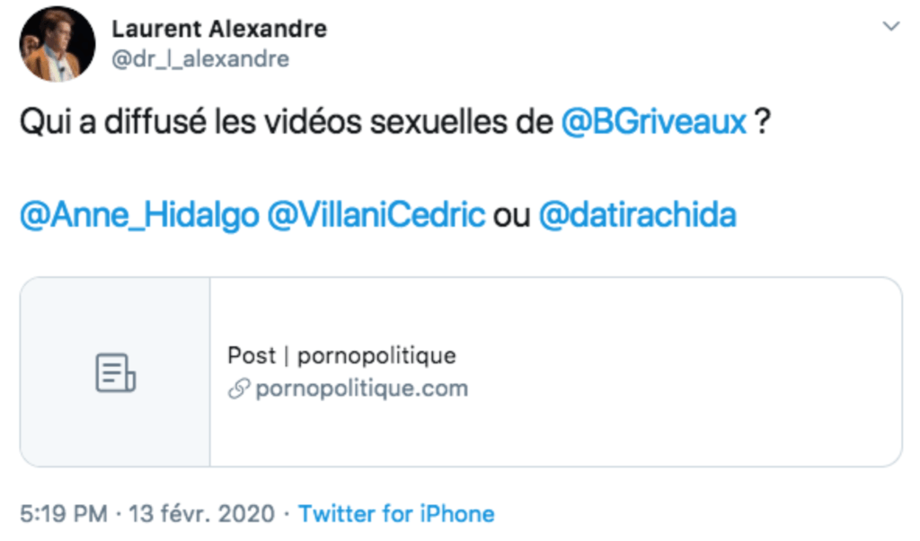 Capture d'écran Twitter Capture d'écran Twitter