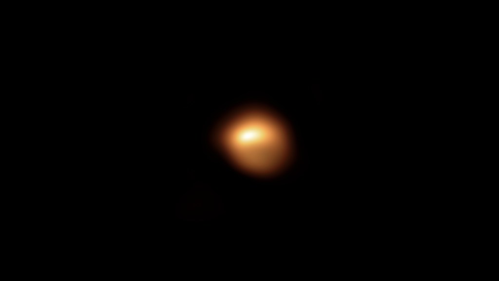 Bételgeuse observée par le Très Grand Télescope. // Source : ESO/M. Montargès et al. (photo recadrée)