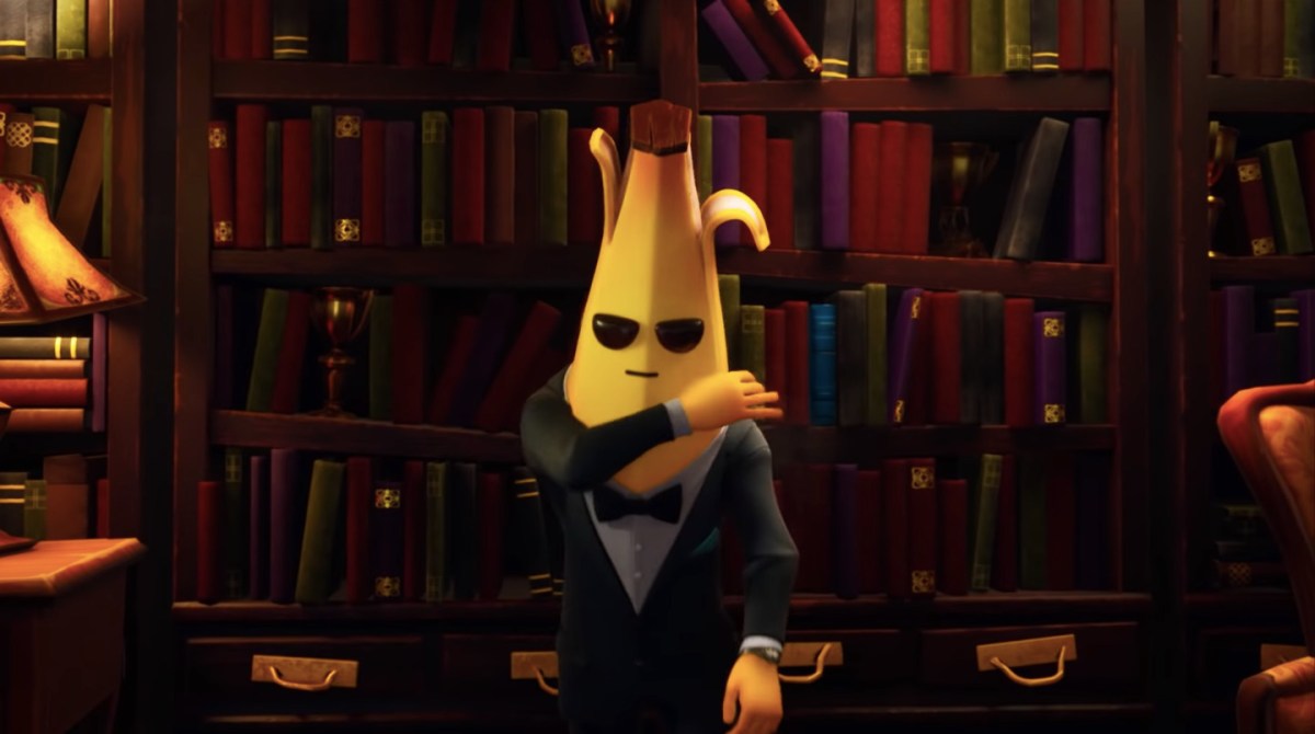 Une banane dans Fortnite. Avec un costard. Oui. // Source : YouTube/Fortnite