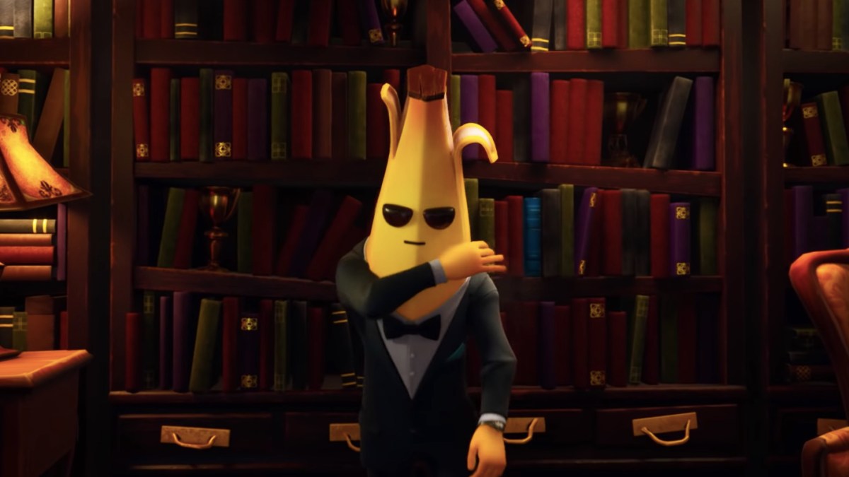 Une banane dans Fortnite. Avec un costard. Oui. // Source : YouTube/Fortnite