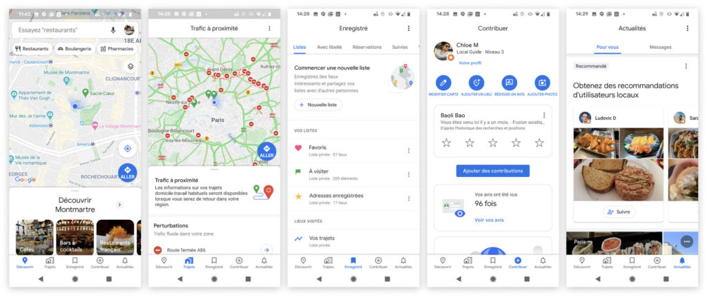 Le nouveau Google Maps // Source : Google Le nouveau Google Maps // Source : Google