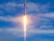 Le lancement de la fusée. // Source : Flickr/CC/Official SpaceX Photos (photo recadrée)