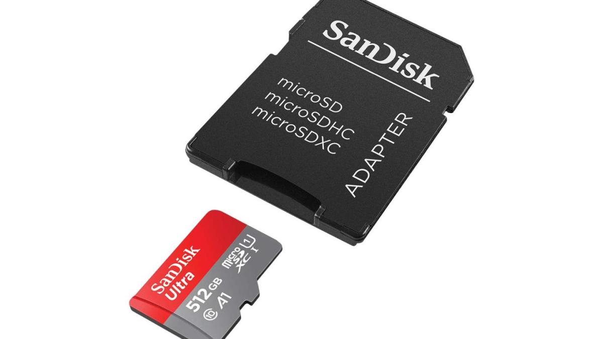 microSD SanDisk Ultra 512 Go Num // Source : Amazon