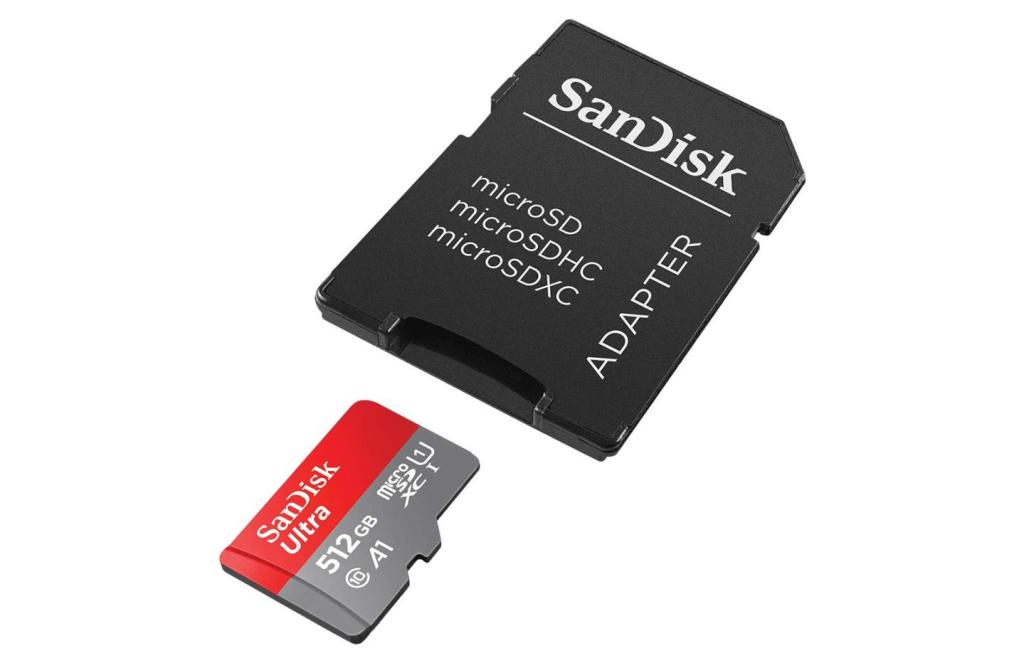 microSD SanDisk Ultra 512 Go Num // Source : Amazon