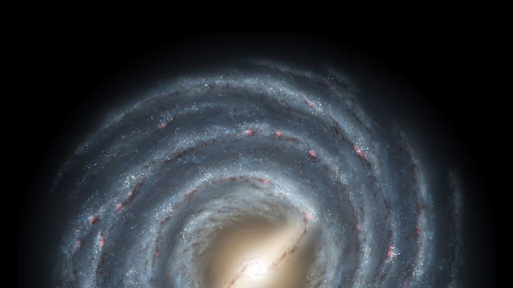 La Voie lactée. // Source : Wikimedia/NASA/JPL (photo recadrée)