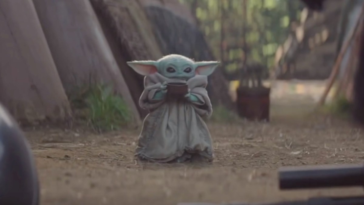 Baby Yoda dans le Mandalorian // Source : Disney+