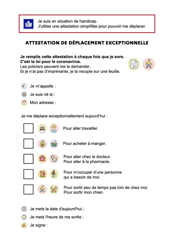 C'est l'attestation