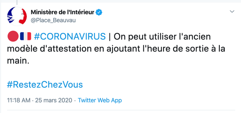 Twitter/Ministère de l'Intérieur