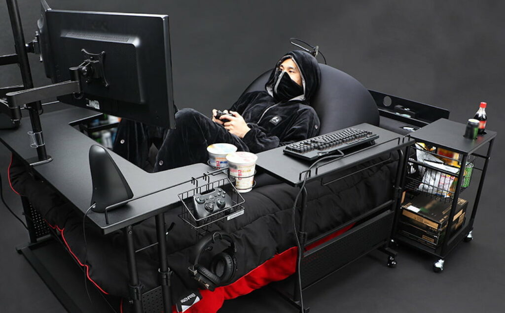 Gaming bed // Source : Bauhutte Gaming bed // Source : Bauhutte