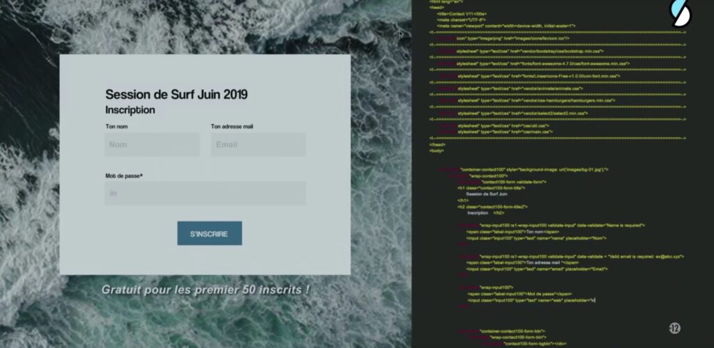 Un site de phishing ciblé // Source : Stalk Un site de phishing ciblé // Source : Stalk