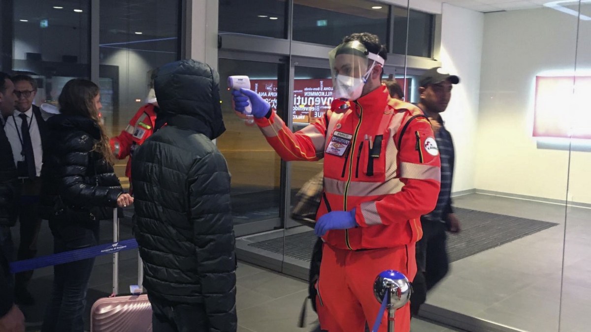L'Italie s'est placée en quarantaine totale. // Source : Département de la protection civile italienne