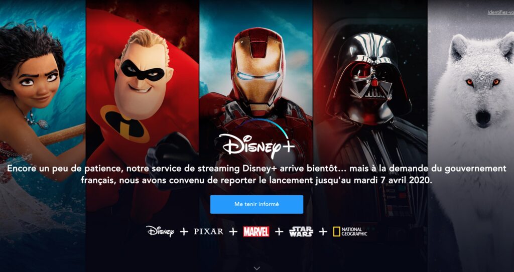 Disney+ retarde son lancement