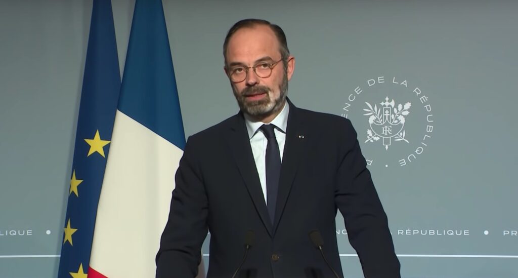Edouard Philippe le 25 mars Edouard Philippe le 25 mars