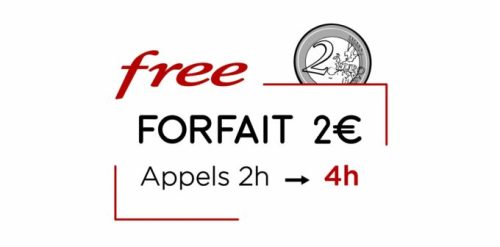 Free forfait 2 euros confinement