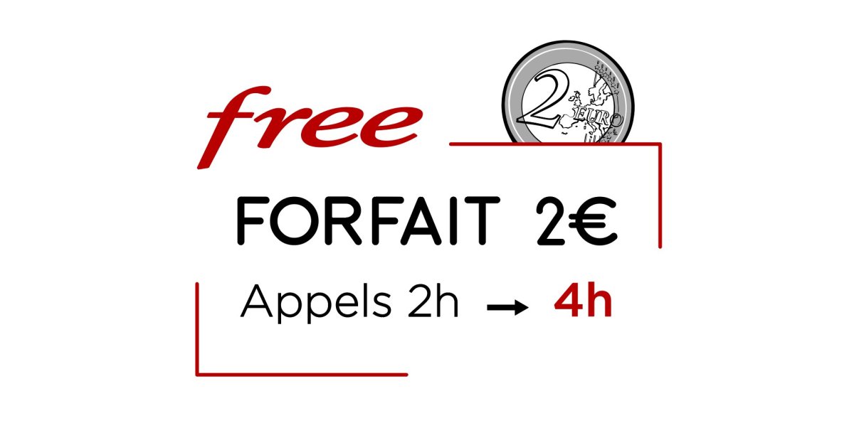 Free forfait 2 euros confinement