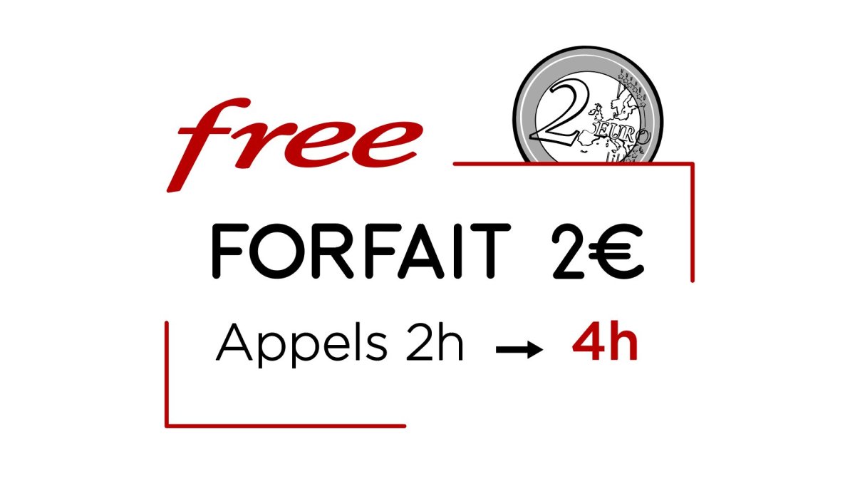 Free forfait 2 euros confinement