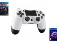 Manette PS4 blanche avec jeu offert