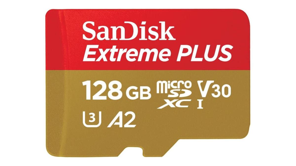 microSD 128 Go sandisk extreme plus