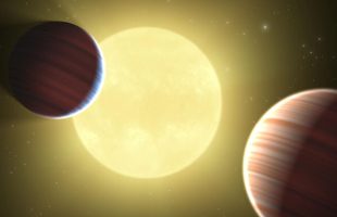 Un système d'exoplanètes identifié grâce à Kepler. // Source : NASA/Ames/JPL-Caltech (photo recadrée)