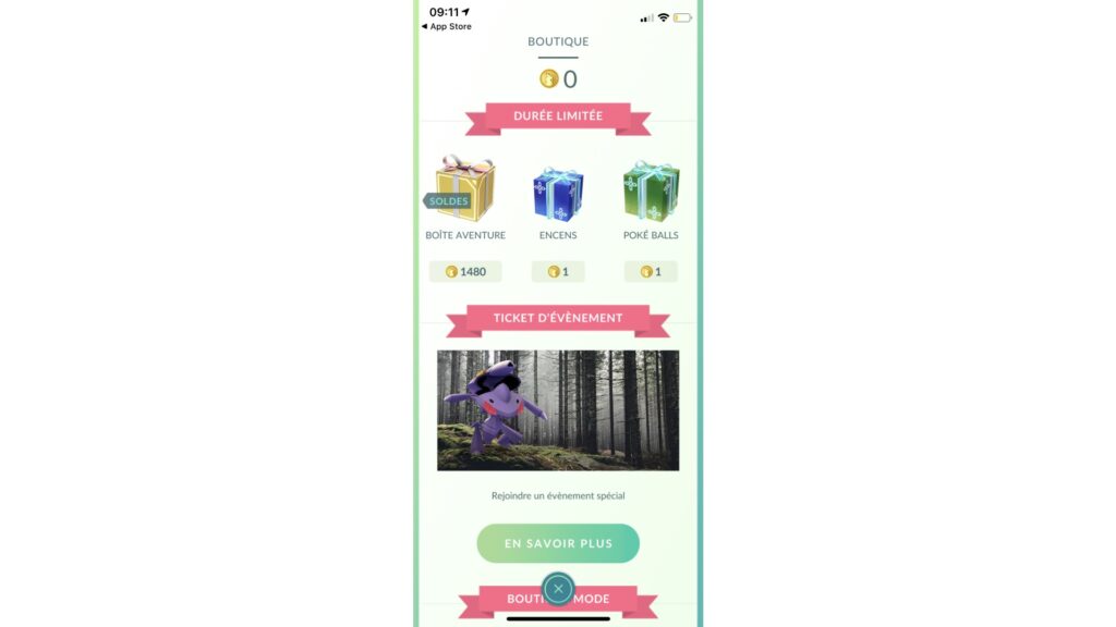 Pokémon Go // Source : Capture smartphone Pokémon Go // Source : Capture smartphone