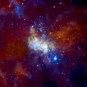 La source Sagittarius A. // Source : Wikimedia/CC/NASA/CXC/MIT/F. Baganoff, R. Shcherbakov et al. (photo recadrée)