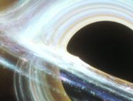 Vue d'artiste d'un trou noir. // Source : ESA/XMM-Newton/I. de la Calle